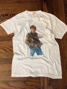 VINTAGE ROB LOWE OXFORD BLUES TEE L